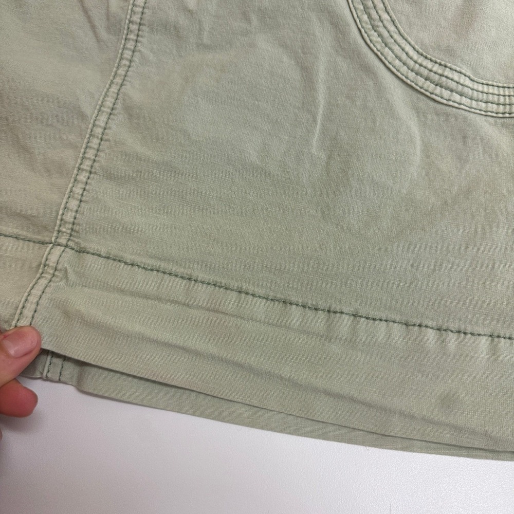 Pilcro and the Letterpress Skirt Womens Size 4 Green Khaki Utility Pocket Mini - Picture 14 of 14